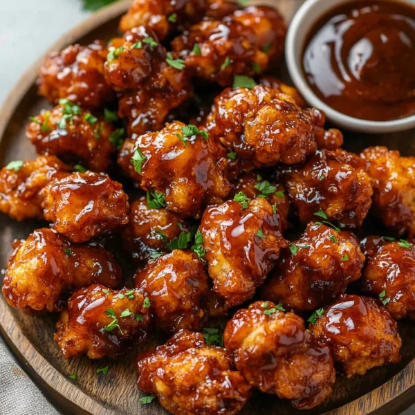 Baked Honey BBQ Chicken Bites