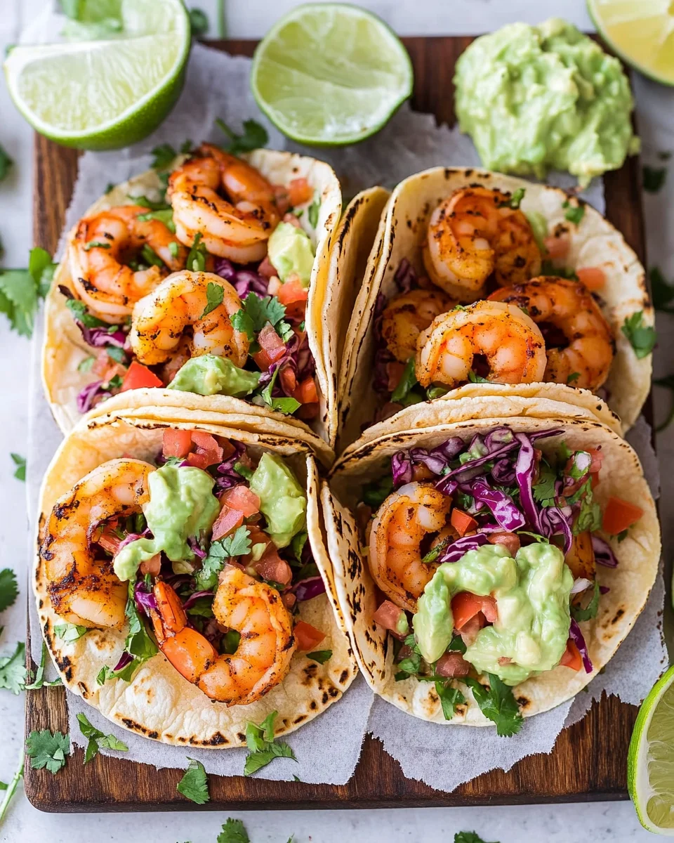 Best Spicy Shrimp Tacos with Cilantro Lime Slaw