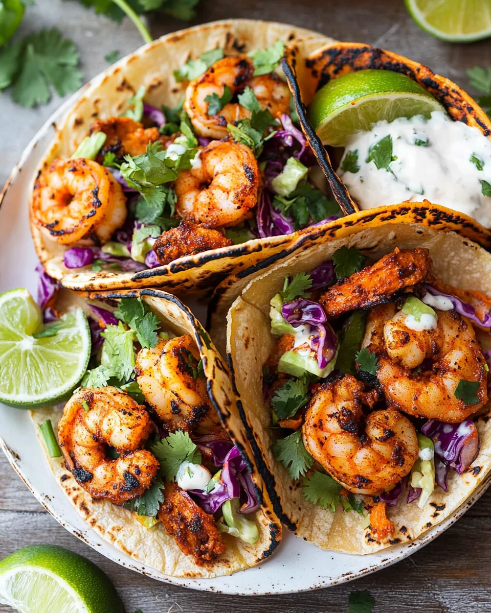 Blackened Shrimp Tacos Recipe