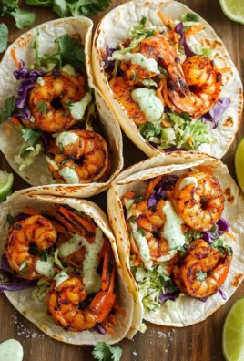 Blackened Shrimp Tacos with Slaw