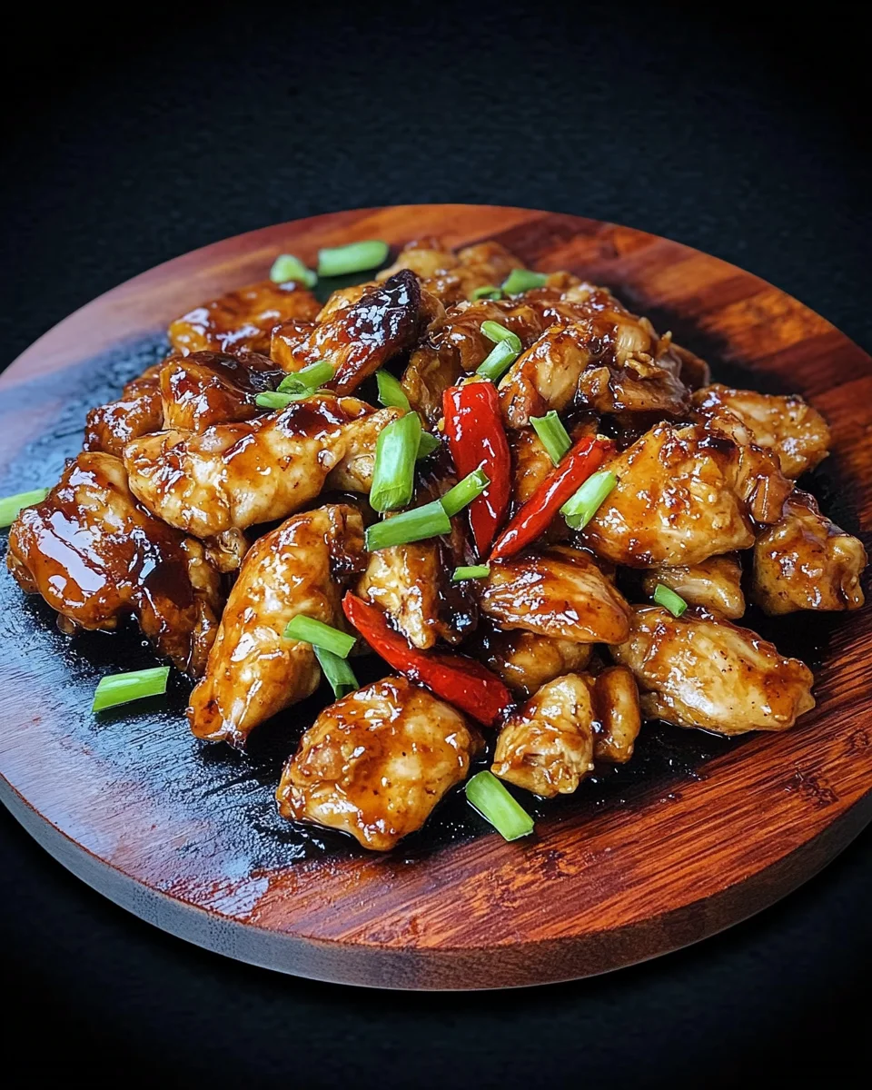 Blackstone Bourbon Chicken on the Griddle