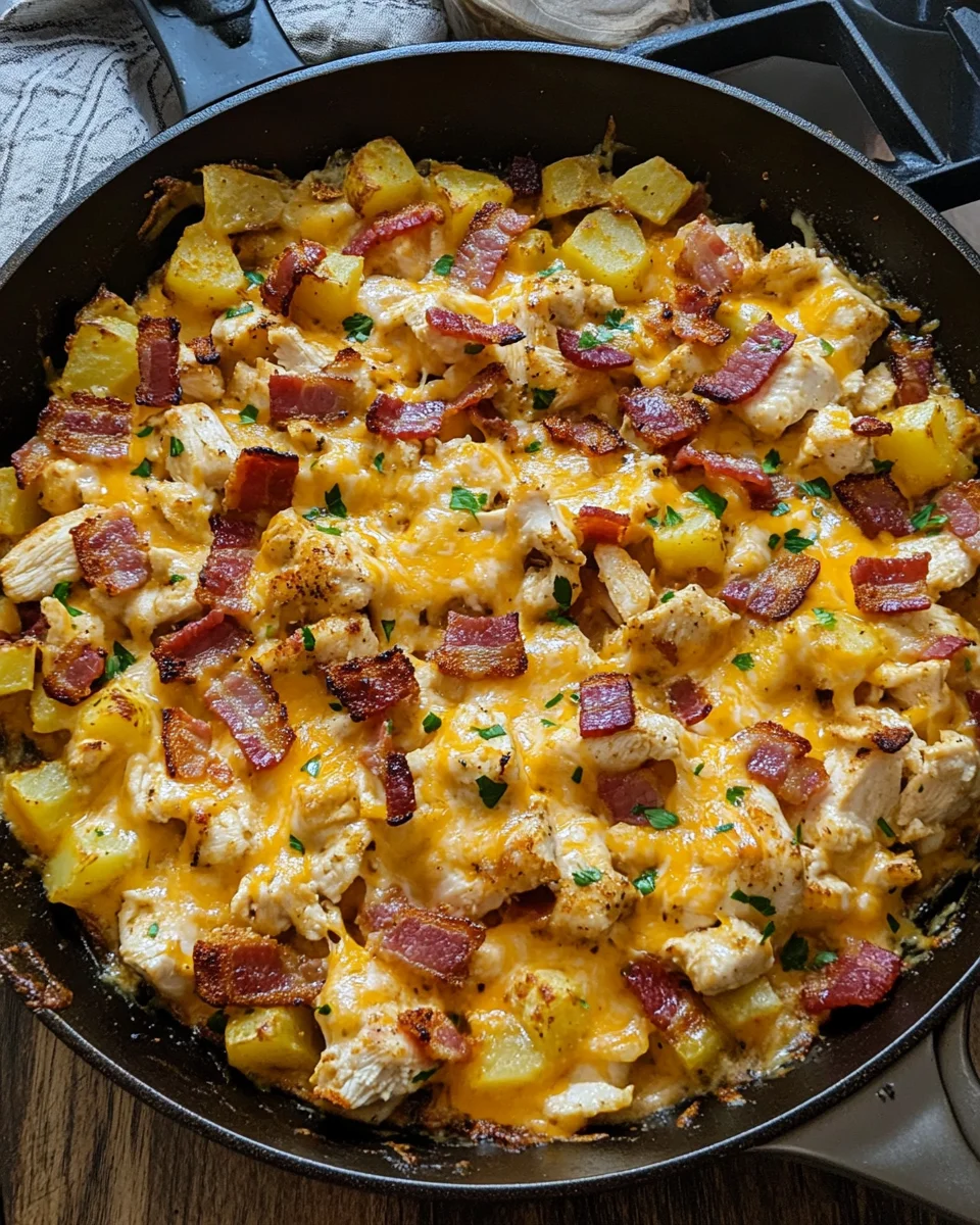 Blackstone Chicken Bacon Ranch Skillet