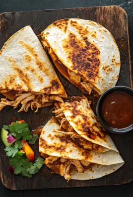 Blackstone Hot Honey BBQ Chicken Quesadillas