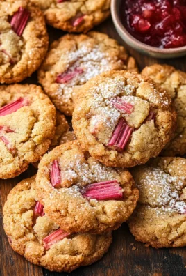 Brown Sugar Rhubarb Cookies