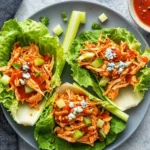Buffalo Chicken Lettuce Wraps