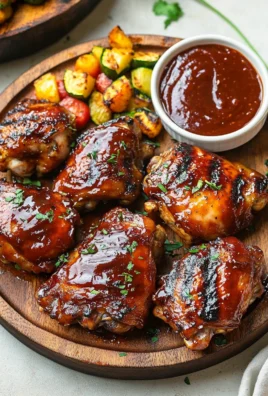 Caramelized BBQ Chicken Thighs in the Oven