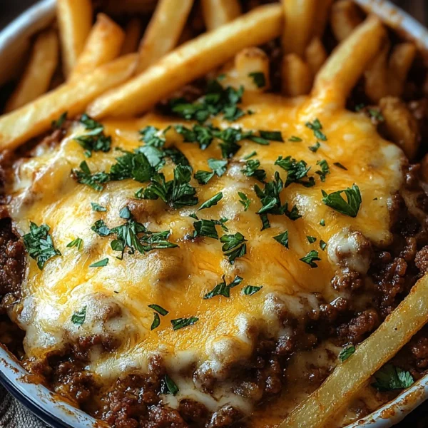 Cheeseburger French Fry Casserole