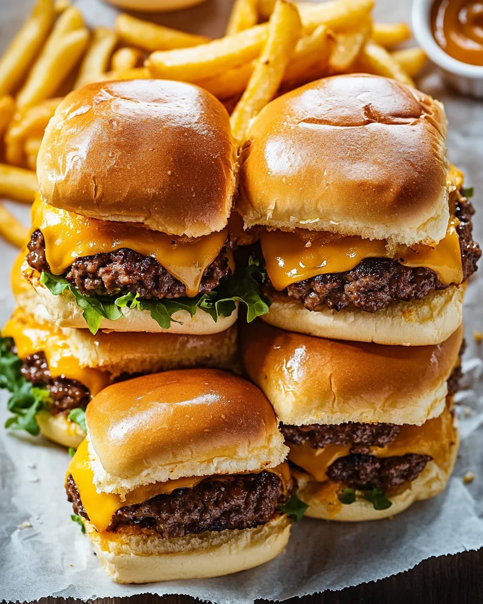 Cheeseburger Sliders (Easy, 30-min Recipe)
