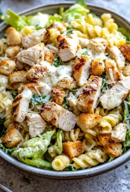 Chicken Caesar Pasta Salad