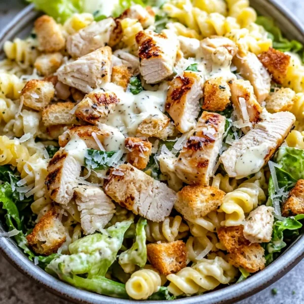 Chicken Caesar Pasta Salad