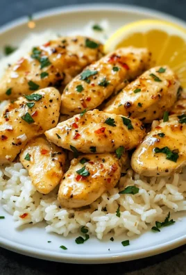 Chicken Scampi with Garlic Parmesan Rice