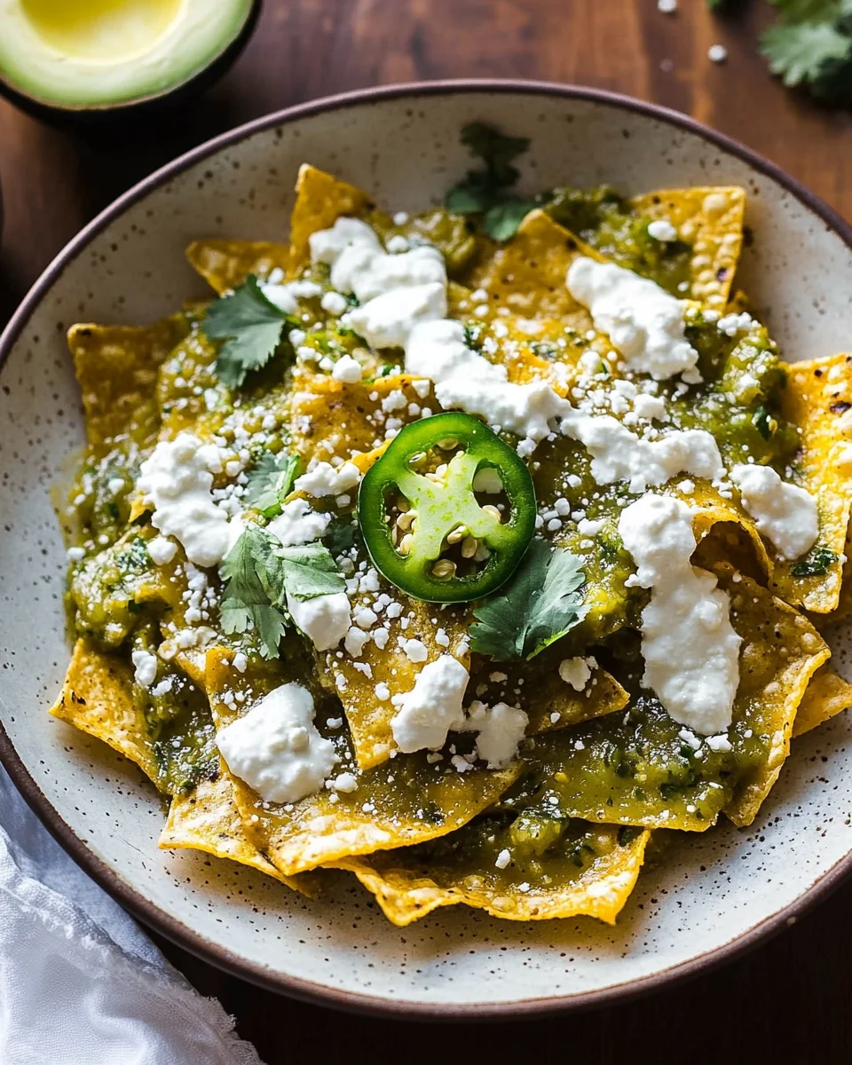 Chilaquiles Verdes