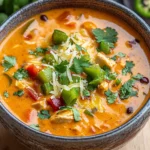Creamy Chicken Enchilada Soup (Easy One-Pot Recipe)