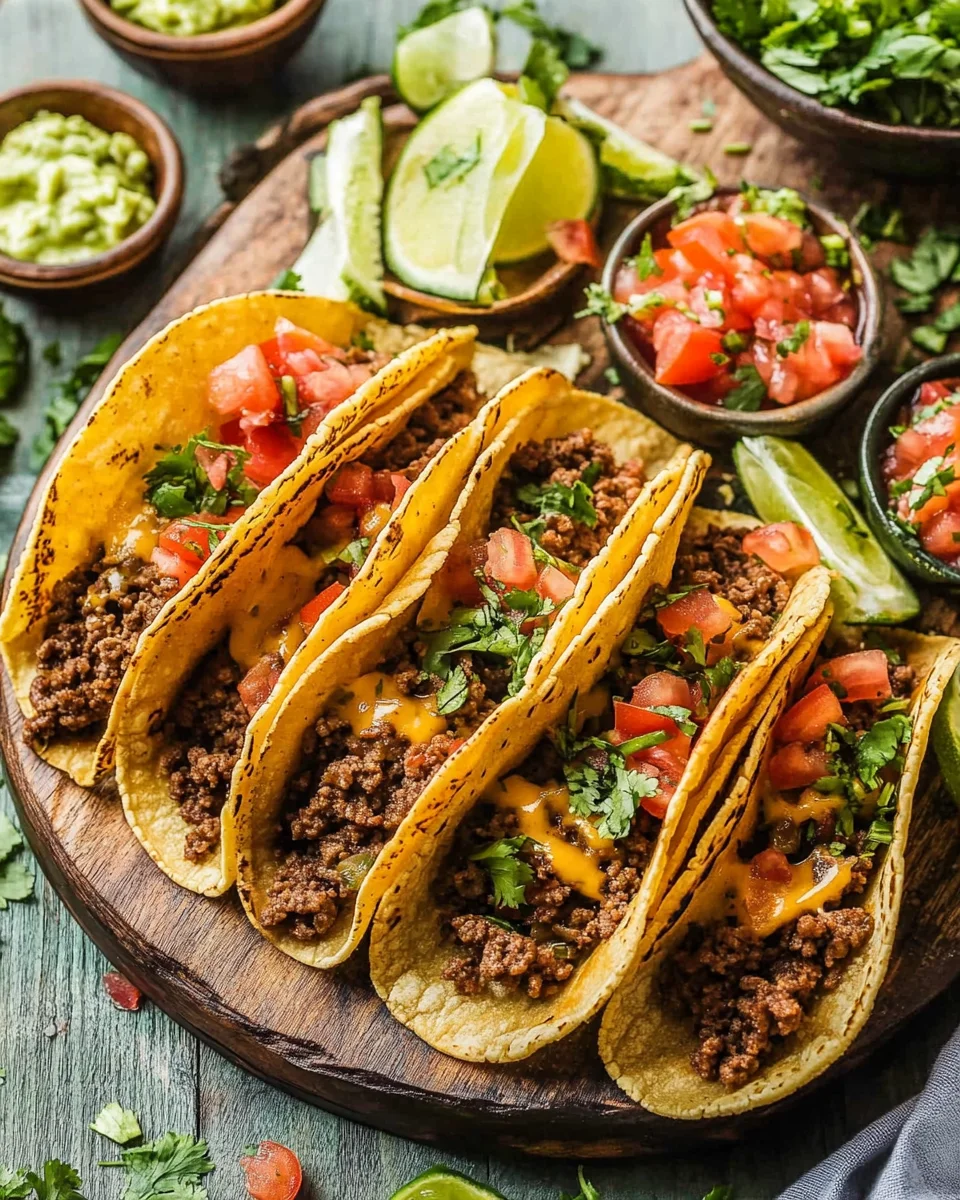 Crispy Ground Beef Tacos
