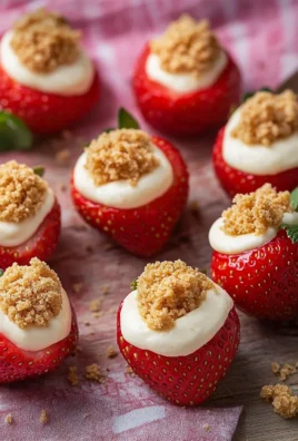 Deviled Strawberries (Made with a Cheesecake Filling)