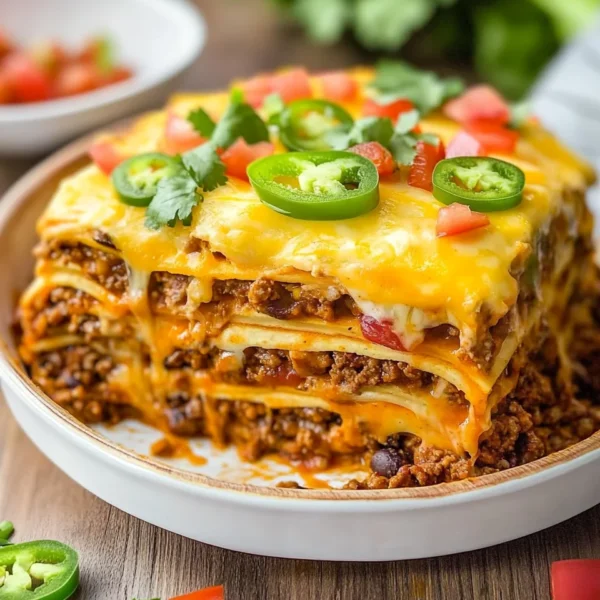 Easy Layered Taco Bake