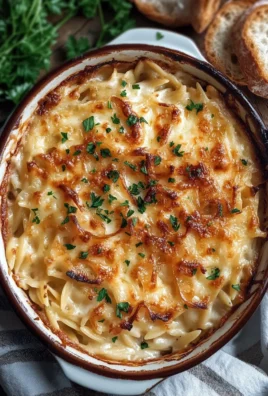 French Onion Chicken Orzo Casserole