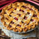 Fresh Rhubarb Pie