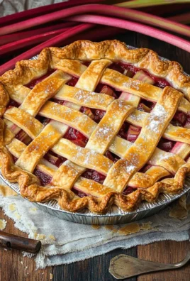 Fresh Rhubarb Pie