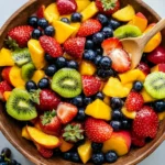 Fruit Salad with Honey Lime Dressing