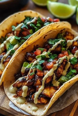 Garlic Butter Honey BBQ Chicken Tacos: Sweet, Savory & Irresistible!