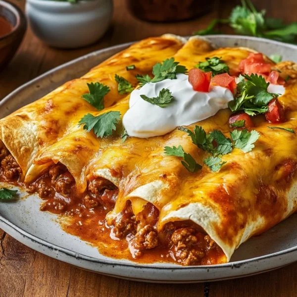 Ground Beef Enchiladas