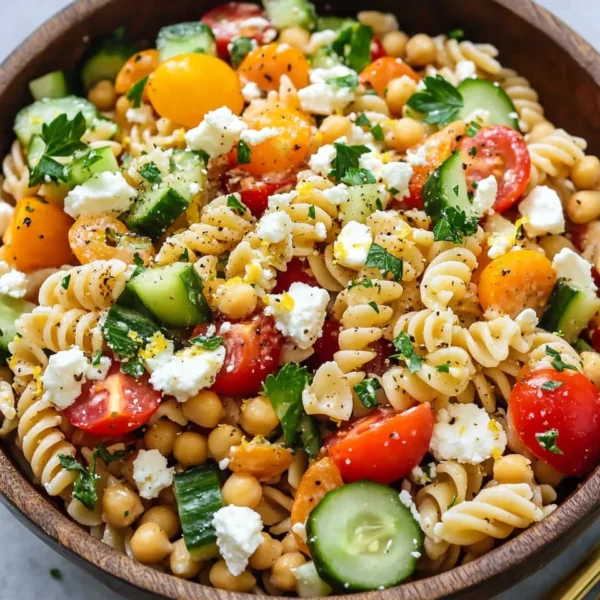 Healthy Greek Pasta Salad