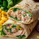 Healthy Tuna Melt Wrap Recipe, Easy 10 Minute Lunch