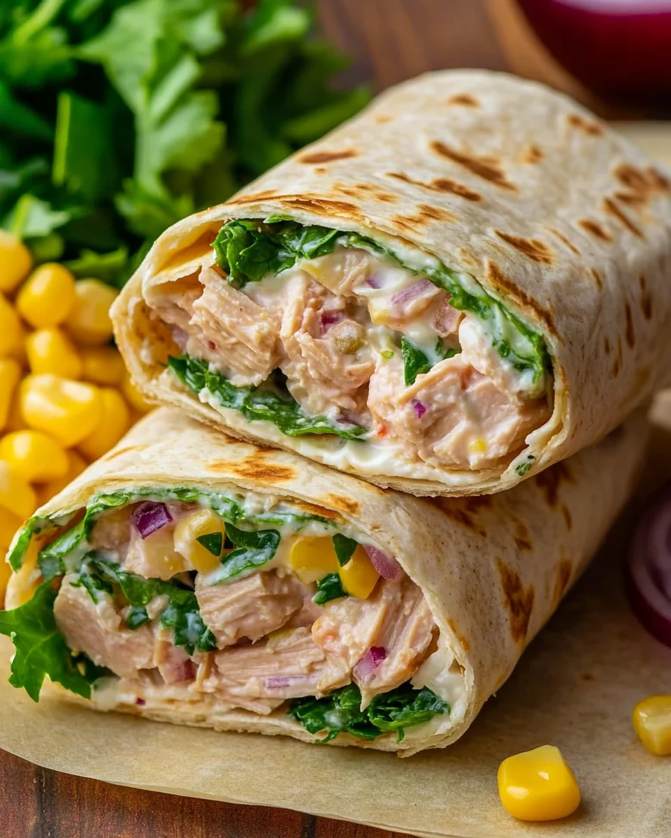 Healthy Tuna Melt Wrap Recipe, Easy 10 Minute Lunch