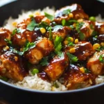 Honey BBQ Chicken Rice