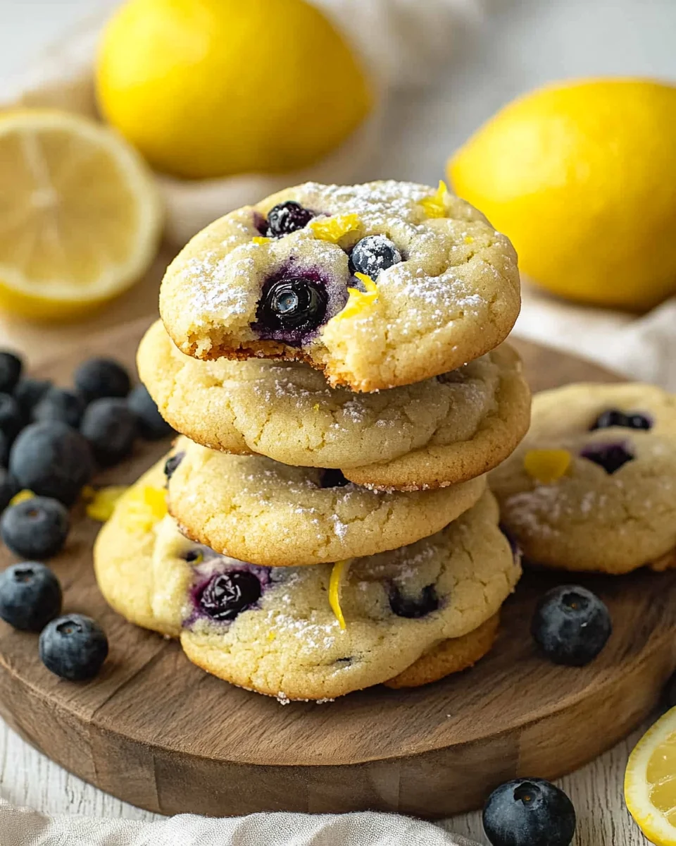 Lemon Blueberry Cookies Recipe