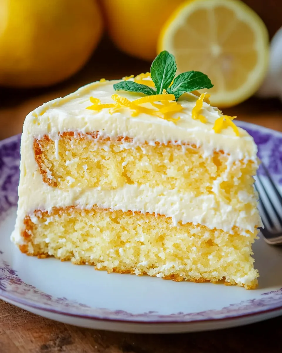 Lemon Cheesecake Cake