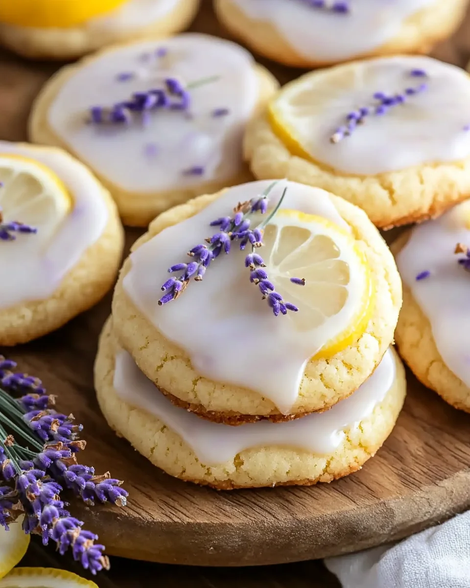 Lemon Lavender Cookie Recipe