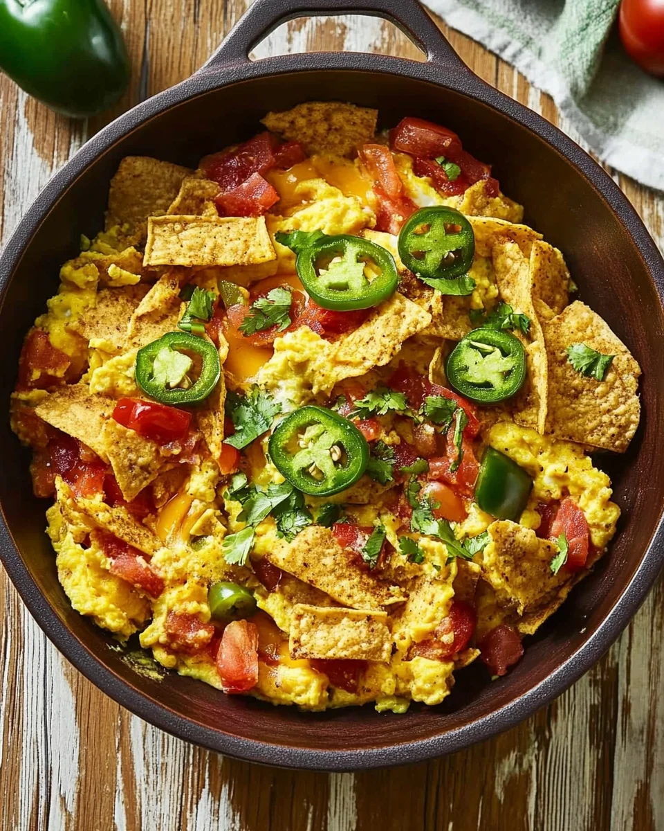 Migas Recipe: Mexican Scrambled Eggs with Crispy Tortillas