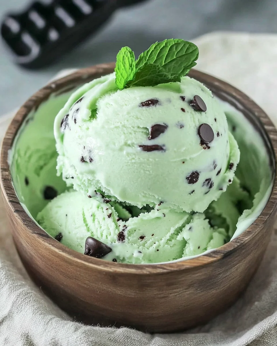 Ninja Creami Mint Chocolate Chip Ice Cream