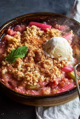 Old-Fashioned Rhubarb Crumble
