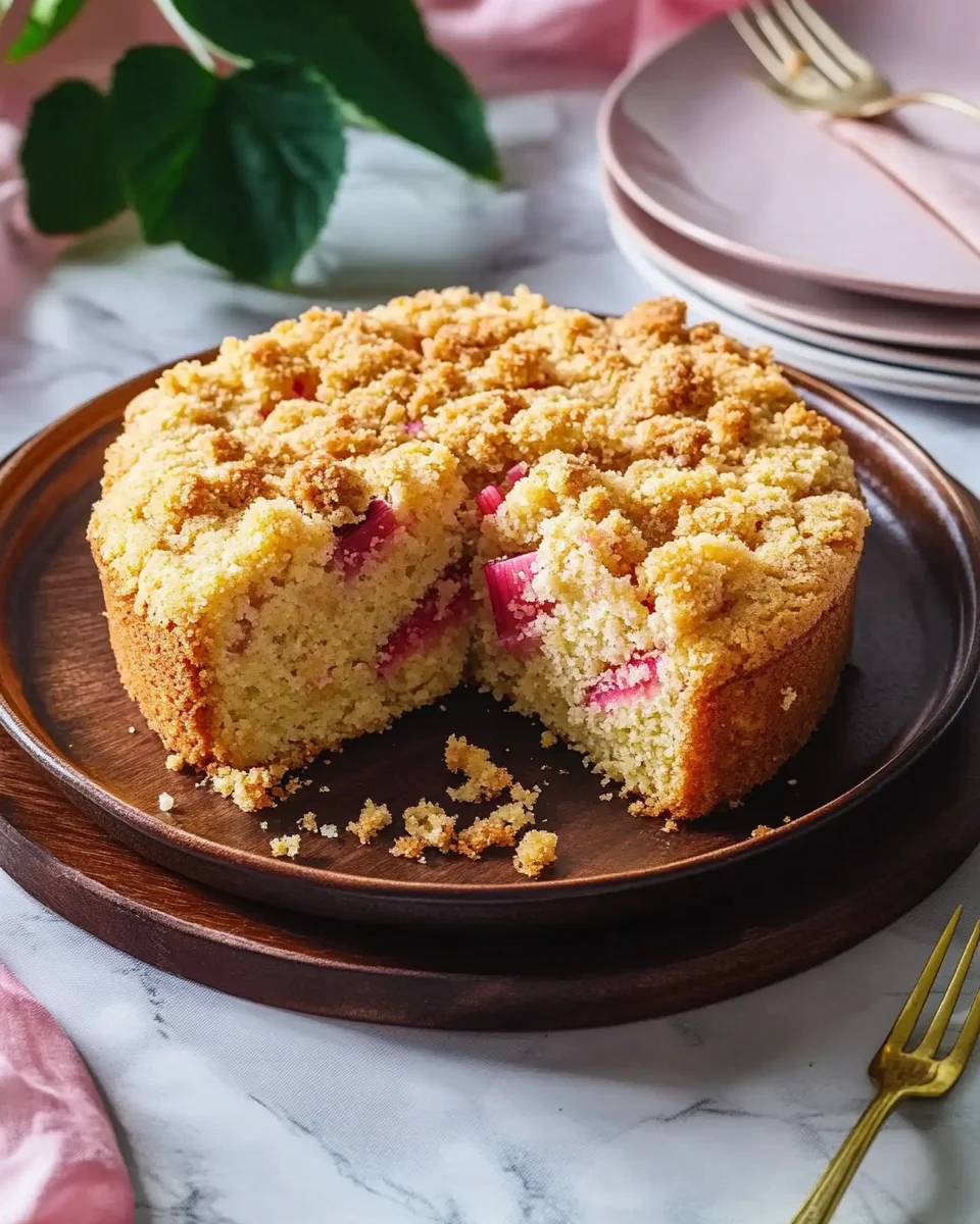 Oma's Rhubarb Cake