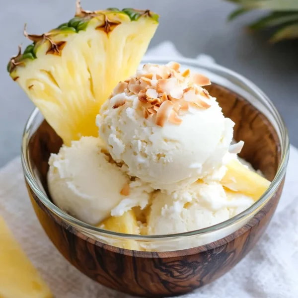 Piña Colada Ice Cream (dairy free)