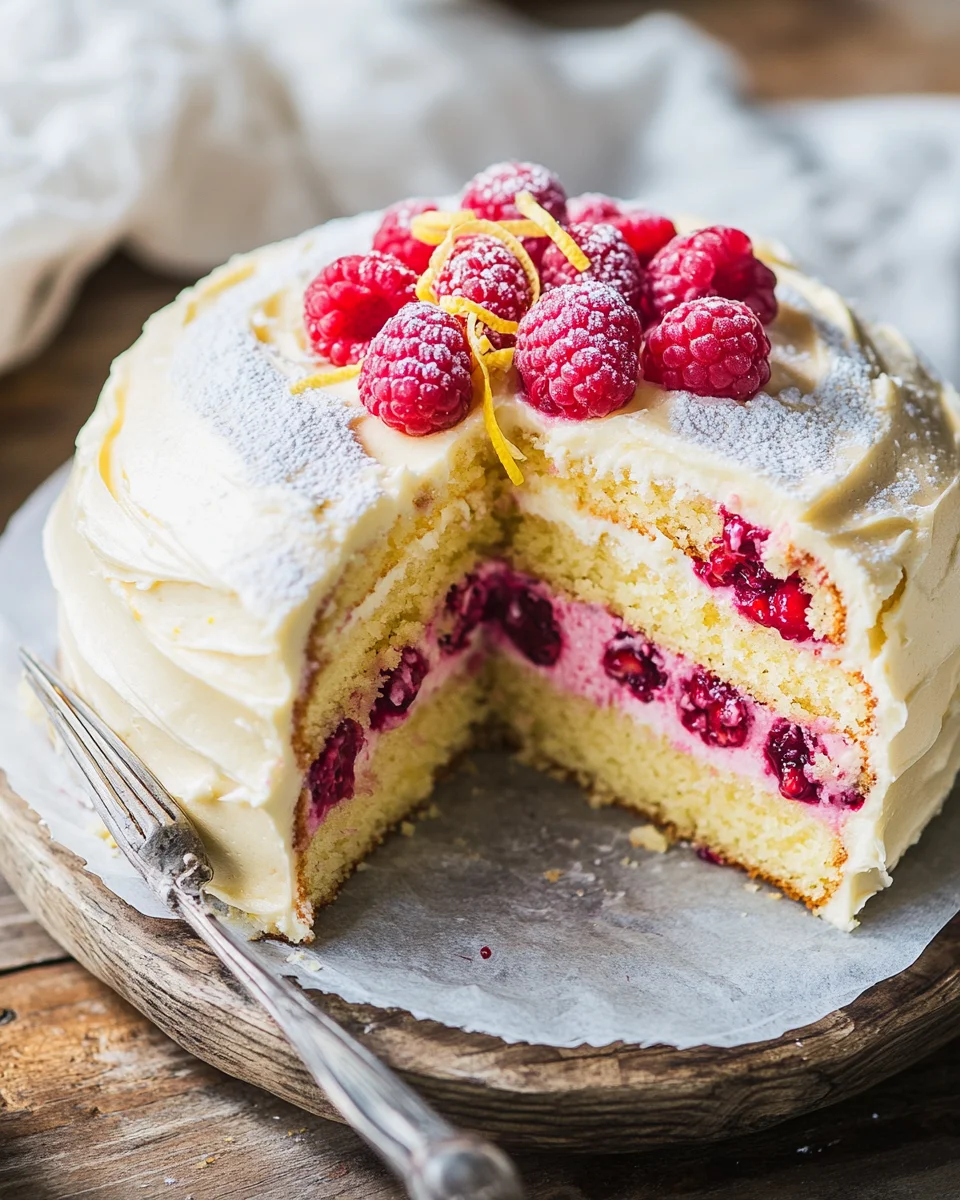 Raspberry Lemon Cake