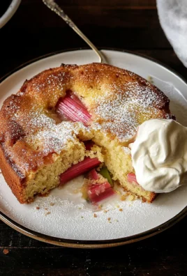 Rhubarb Cake with Cake Mix Made Easy