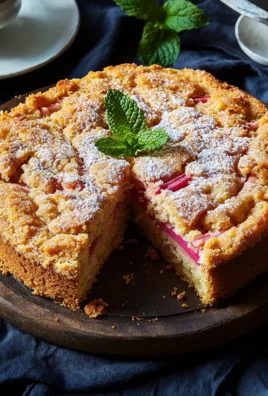 Rhubarb Coffee Cake Recipe
