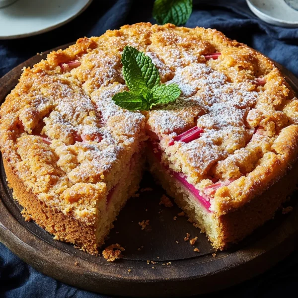 Rhubarb Coffee Cake Recipe