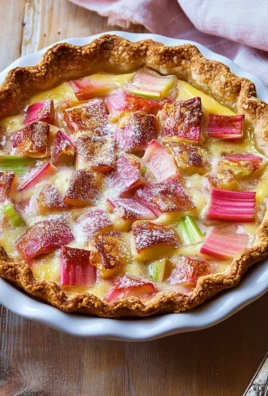Rhubarb Custard Pie