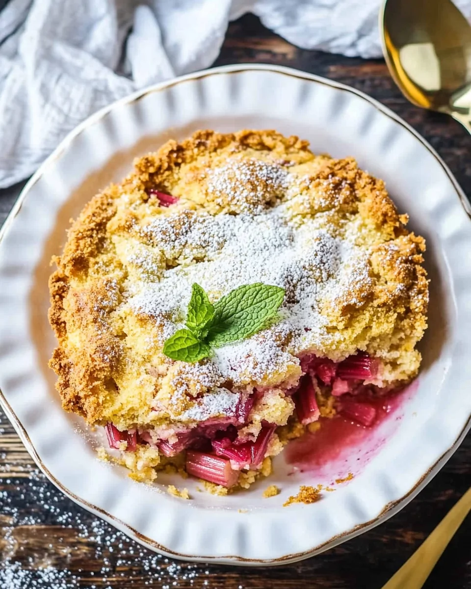 Rhubarb Dump Cake 15 Rhubarb