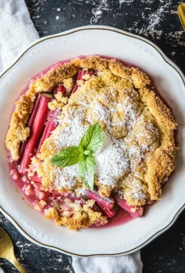 Rhubarb Dump Cake