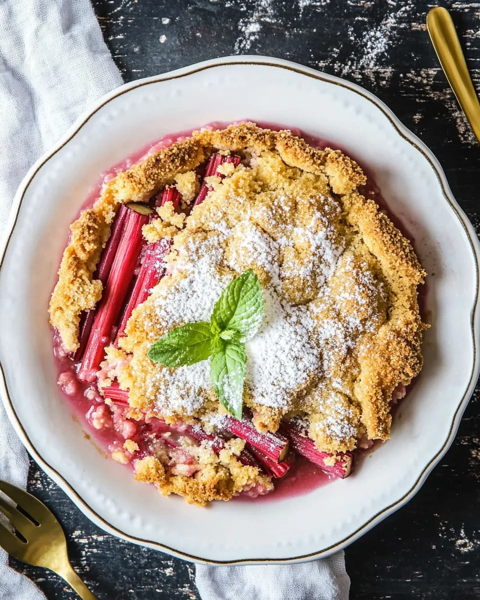 Rhubarb Dump Cake 17 Rhubarb Dump Cake