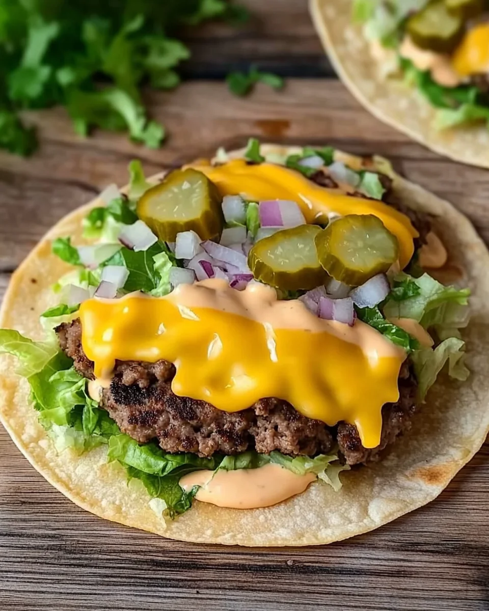 Smash Burger Tacos