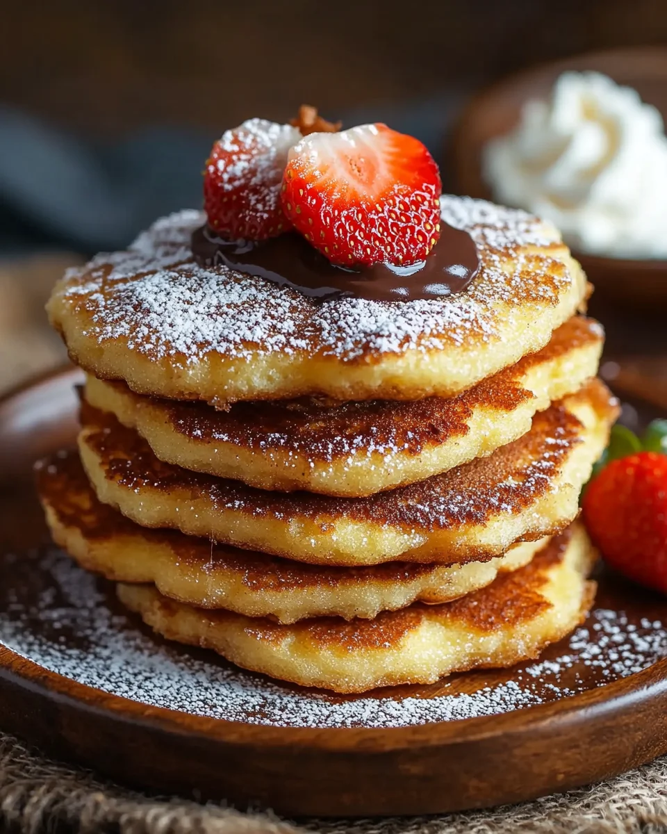 Spanish Churro-Inspired Pancakes
