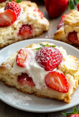 Strawberries and Cream Scones