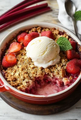 Strawberry Rhubarb Crisp